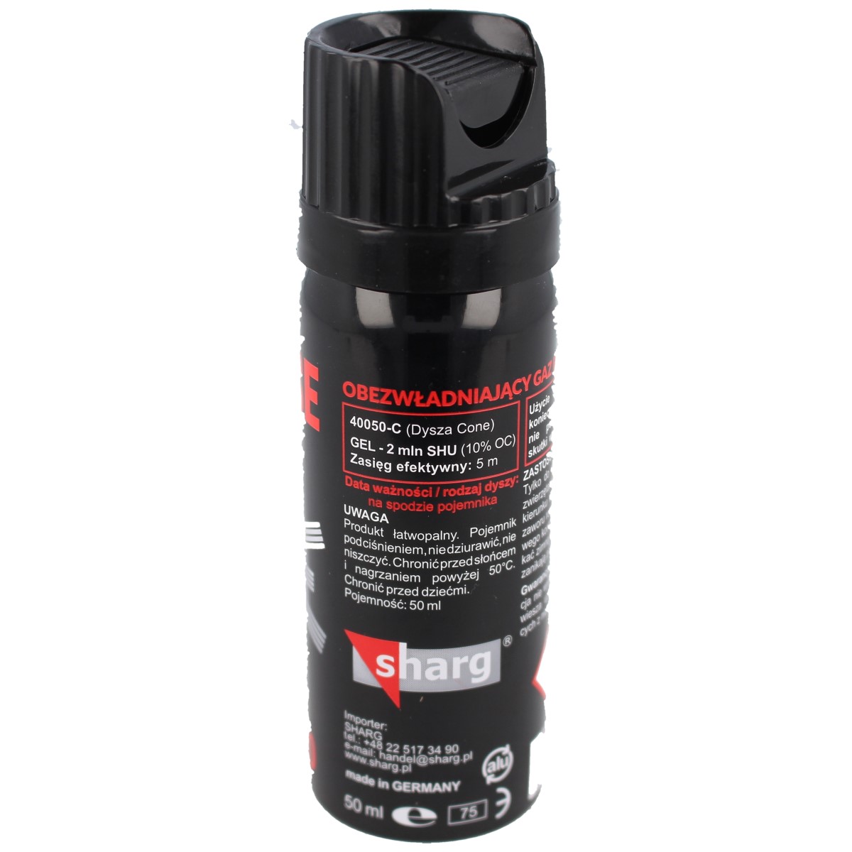 GAZ PIEPRZOWY OBRONNY DEFENCE NATO 50ml ŻEL Kod producenta DEFENCE NATO 50ml ŻEL