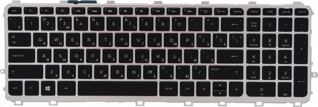 

klawiatura Hp Envy 17-J000 15-J000 Led Ru cyrylica