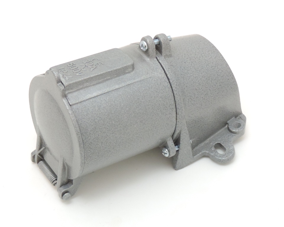 Gniazdo Siłowe Metalowe Płaskie Bolce 32A 4P 500V