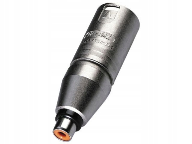 

Monacor NA-2MPMF - Przejściówka Xlr - Gniazdo Rca