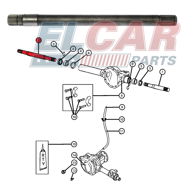 połoś PRAWA łącznik przegub Dodge Ram 1500 02-05 Numer katalogowy części 52069886