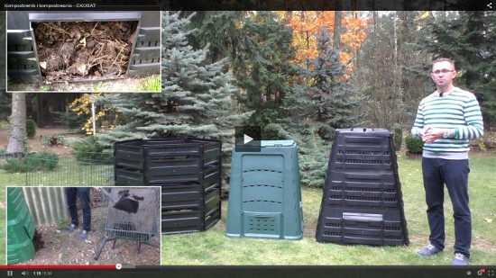 KOMPOSTOWNIK 740L CZARNY ECOSMART NOWY MODEL Pojemność 740 l