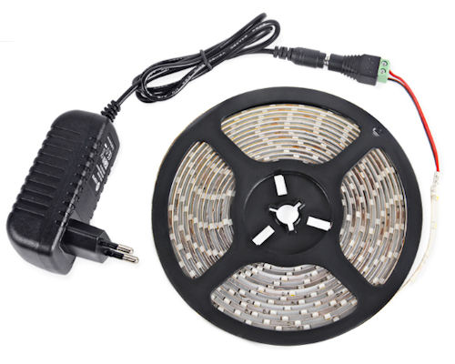 

Zestaw Led Taśma 2m 3528 IP65 Zasilacz Gniazdo DC