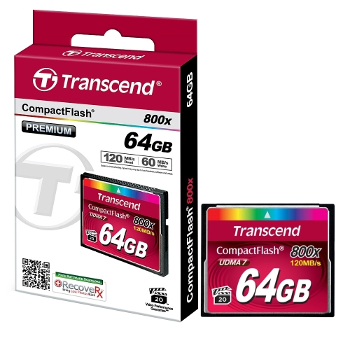 Карта памяти transcend compact flash 64gb