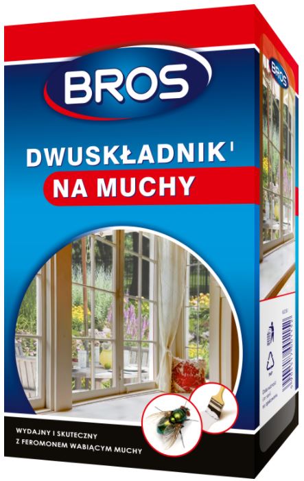 BROS DWUSKŁADNIK NA MUCHY - PREPARAT NA MUCHY