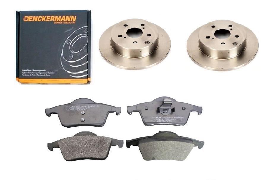 Kotouče Brzdové Destičky Volvo S60 S80 V70 Zadní 288 mm