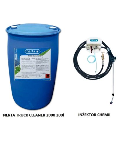 NERTA ХИМИЧЕСКИЙ ИНЖЕКТОР + 200L TRUCK CLEANER 2000