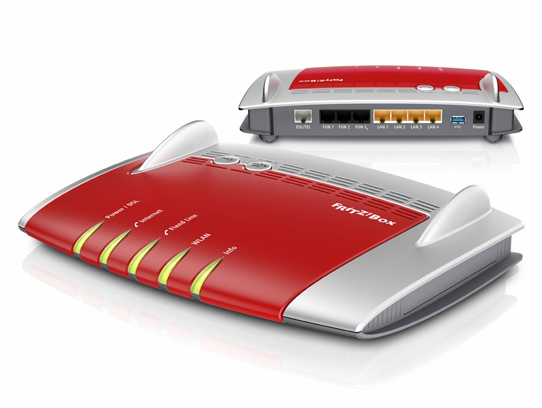 Router Fritz FRITZ!Box 7490 802.11ac, 2,4 GHz / 5 GHz