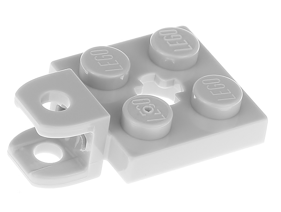 

Lego Płytka z zaczepem 2x2 63082 szara jasna 2 szt