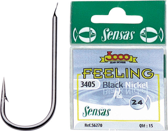 Haczyki Sensas 3000 Feeling Black 3405 Nr 18 15szt
