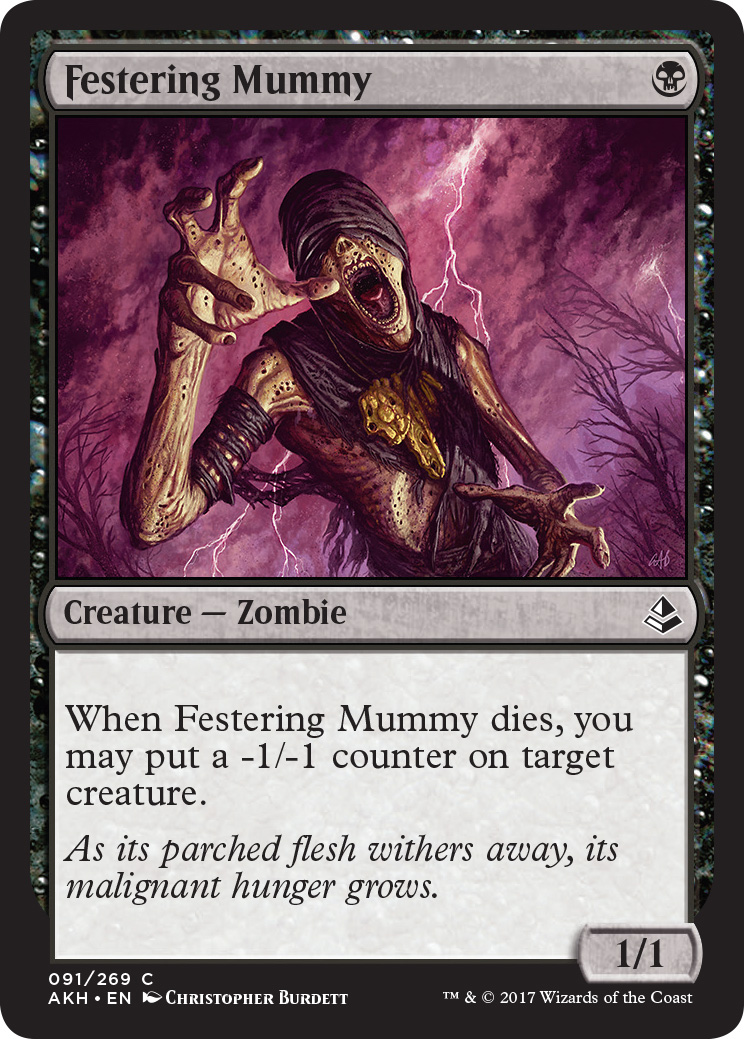MTG 2x Festering Mummy