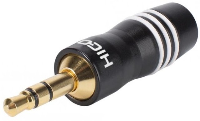 

Hicon HI-J35S03 Złoty Wtyk Stereo Mini Jack 3,5mm