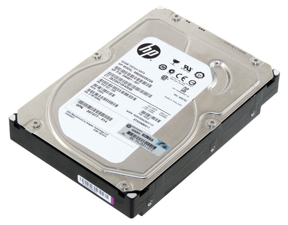 

Hp MB0500EBZQA 500GB Sata 7.2K 3.5'' 649401-001