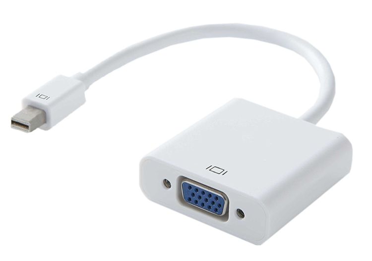 Adapter Mini DisplayPort VGA Thunderbolt MacBook Zastosowanie MiniDVI