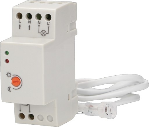 

Czujnik Zmierzchu Zmierzchowy Na Szynę 3000W Sonda