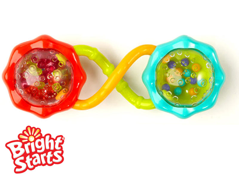 BRIGHT STARTS PODWÓJNA GRZECHOTKA 8188 Marka Bright Starts