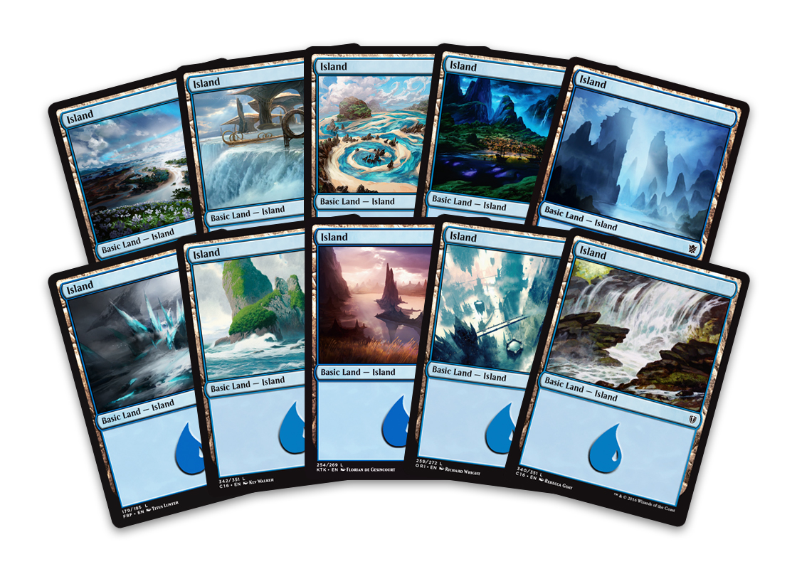 

Mtg 10x Island Basic Land