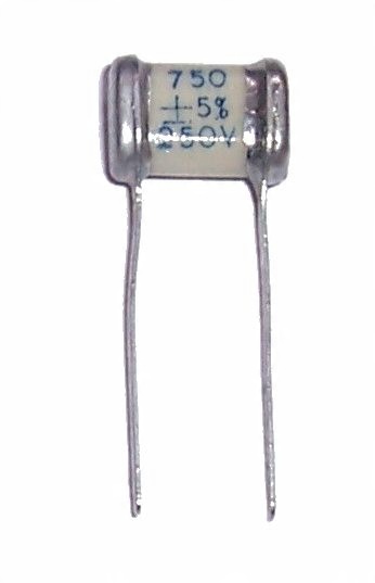 

Kondensator Mikowy 750pF 250V Silver Mica 4szt=8zł