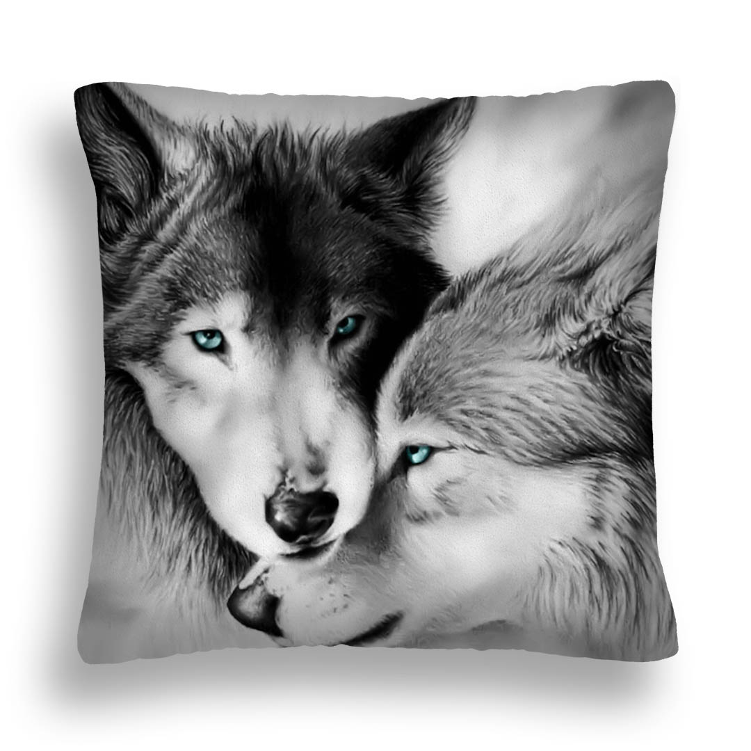 

Poduszka Wilki 18 Jasiek 40x40 Para Love Pl
