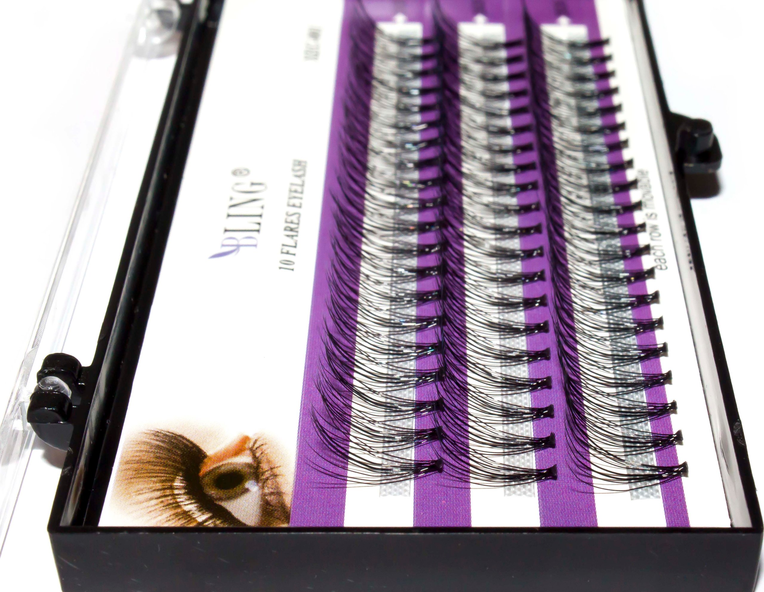 BLING РЕСНИЦЫ ПУЧКИ ШЕЛКОВЫЕ SILK ЧЕРНЫЕ 14 мм