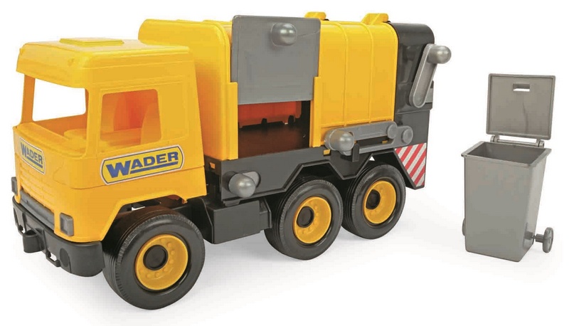 

Middle Truck Śmieciarka Żółta 43cm Wader 32123