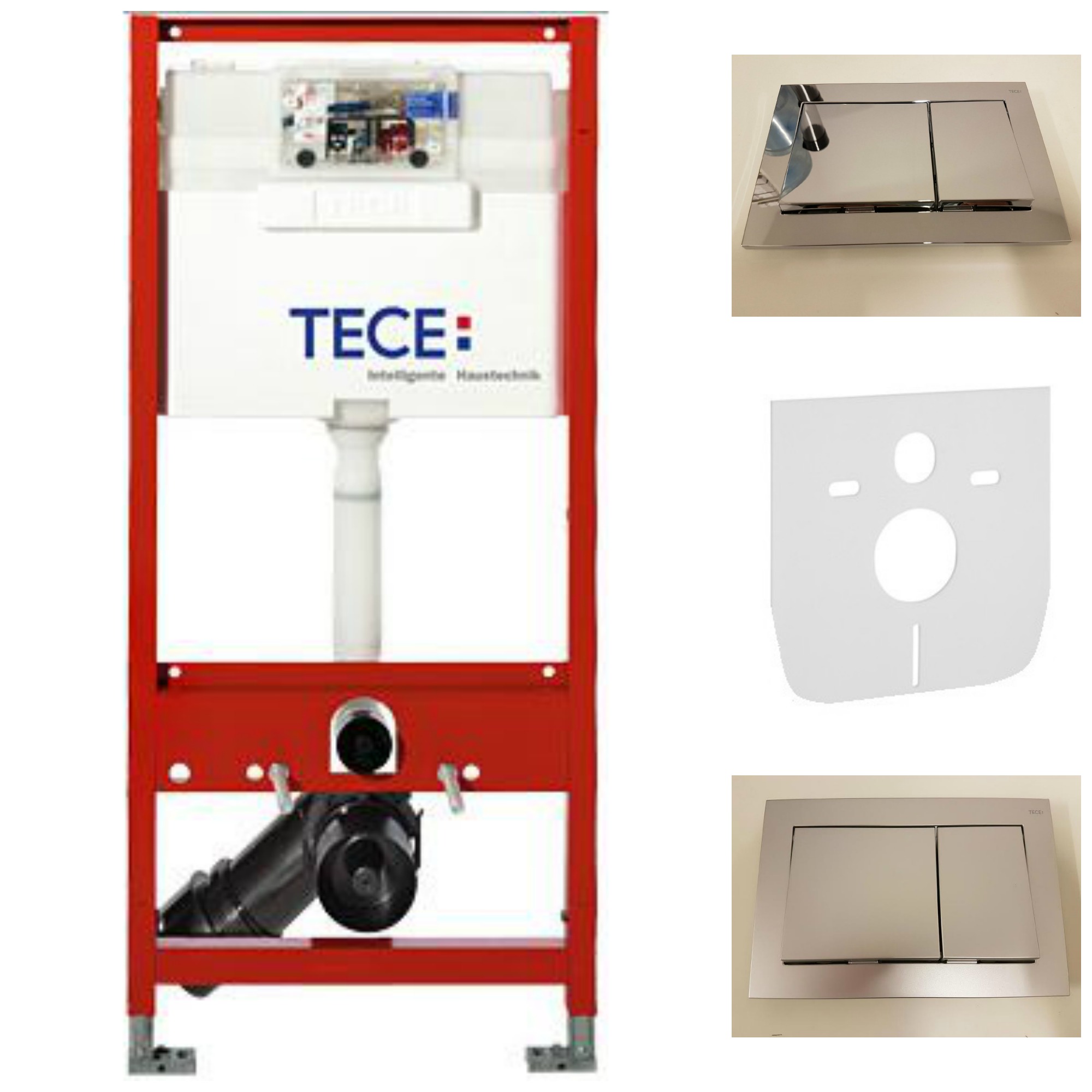 

Tece Base stelaż do Wc H112 mata przycisk chrom