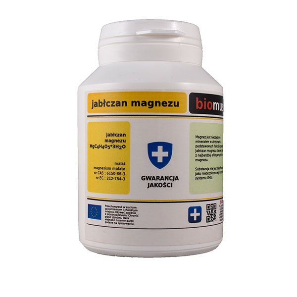 BIOMUS JABŁCZAN MAGNEZU czysty MALAT 100g