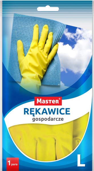 

Rękawice gumowe gospodarcze żółte L (1para)