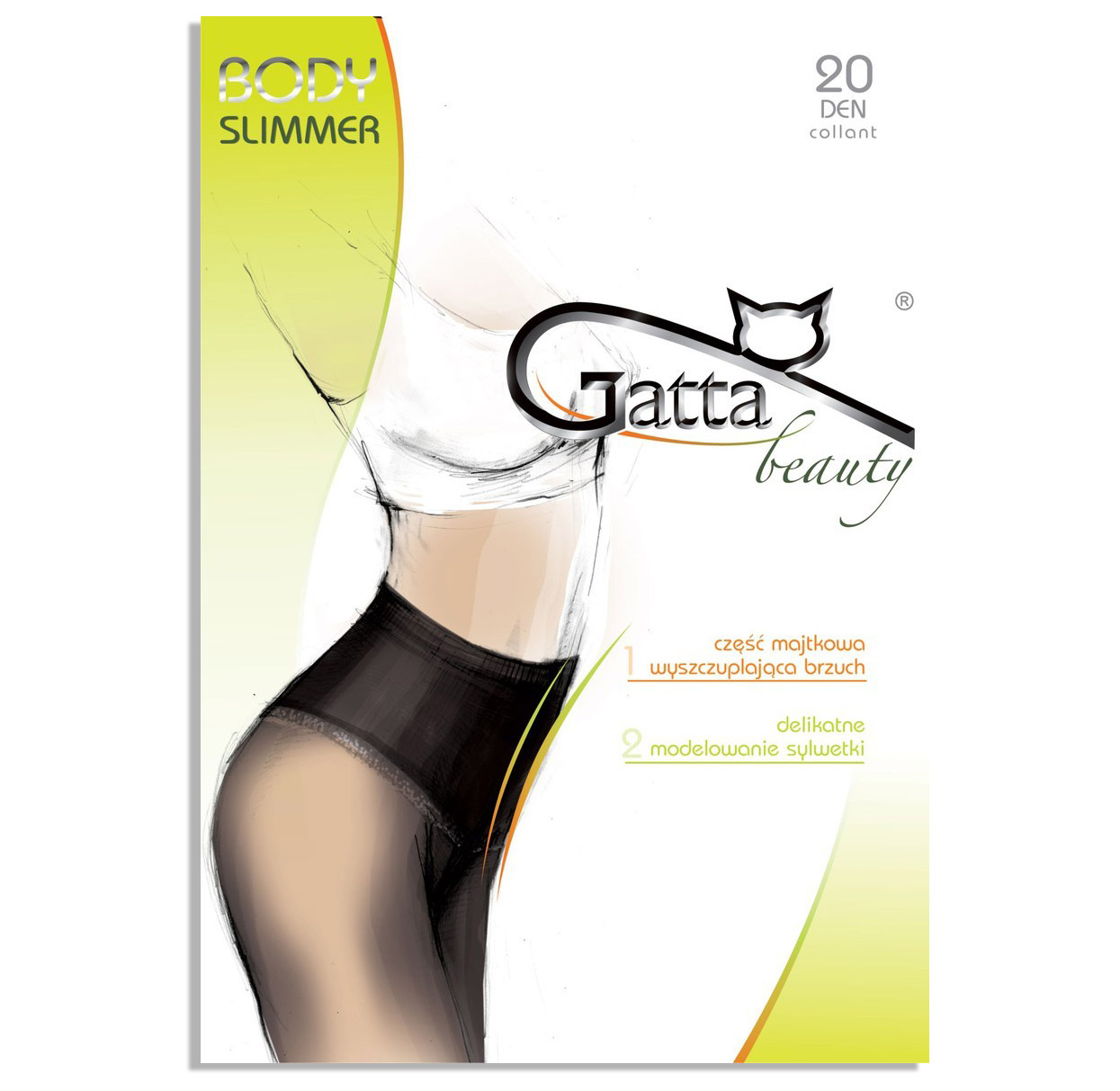 

Wyszczuplające gatta Body Slimmer 20 den Kolory 3M