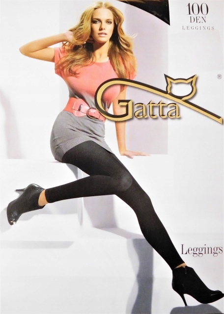 

Gatta Leggings Classic 100 den grafit roz.3
