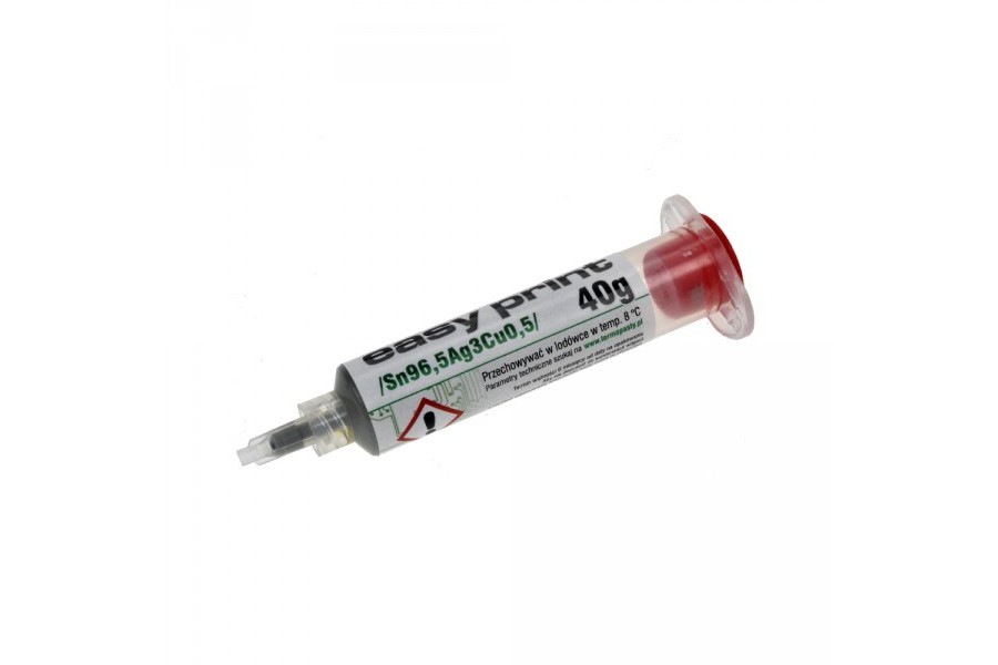 

Ag Easy Print Solder Paste Sn96,5/Ag3/Cu0,5 40g