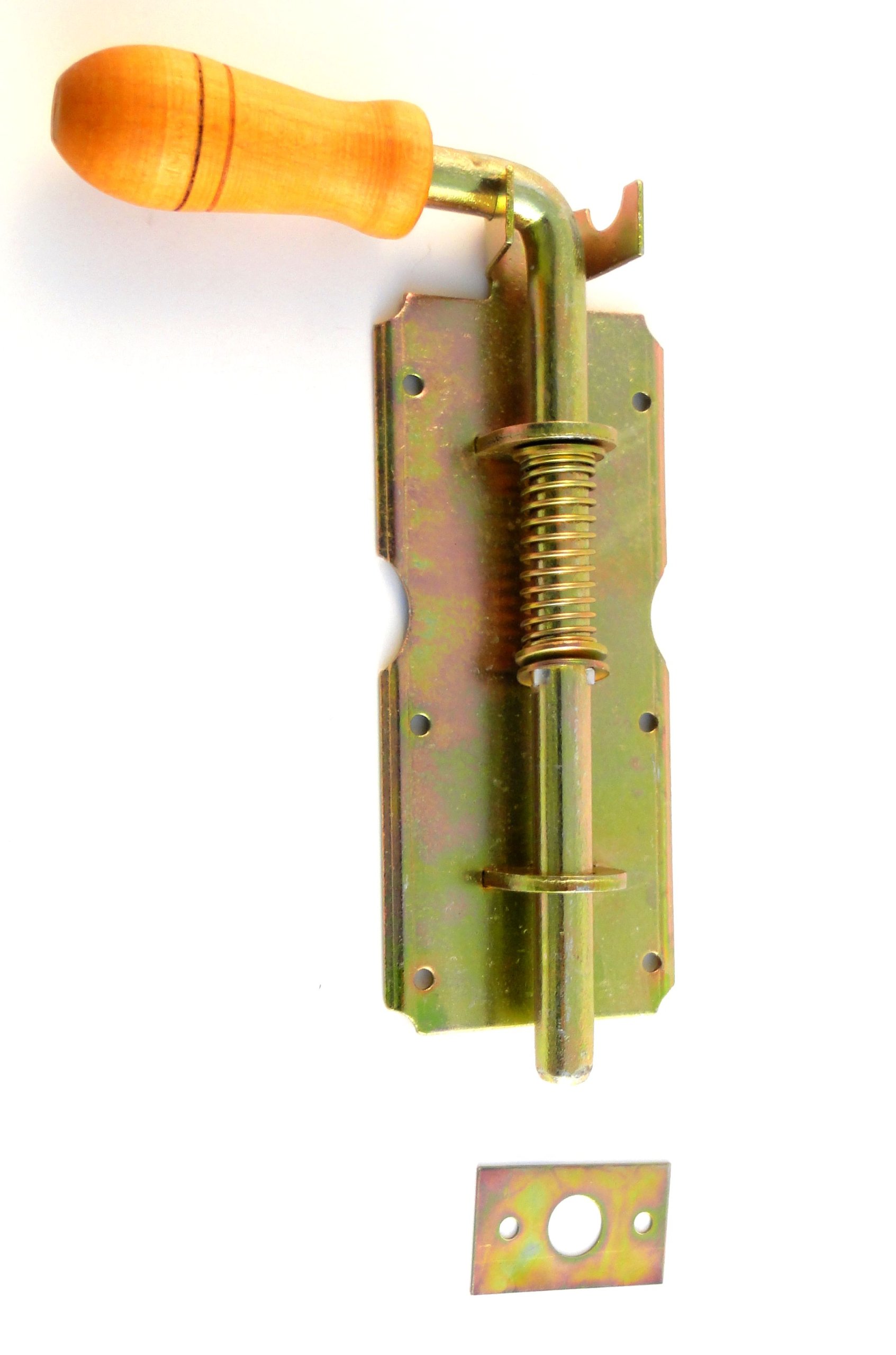 

Zasuwa Ryglowa Sprężynowa Do Bramy Garażu 220 mm