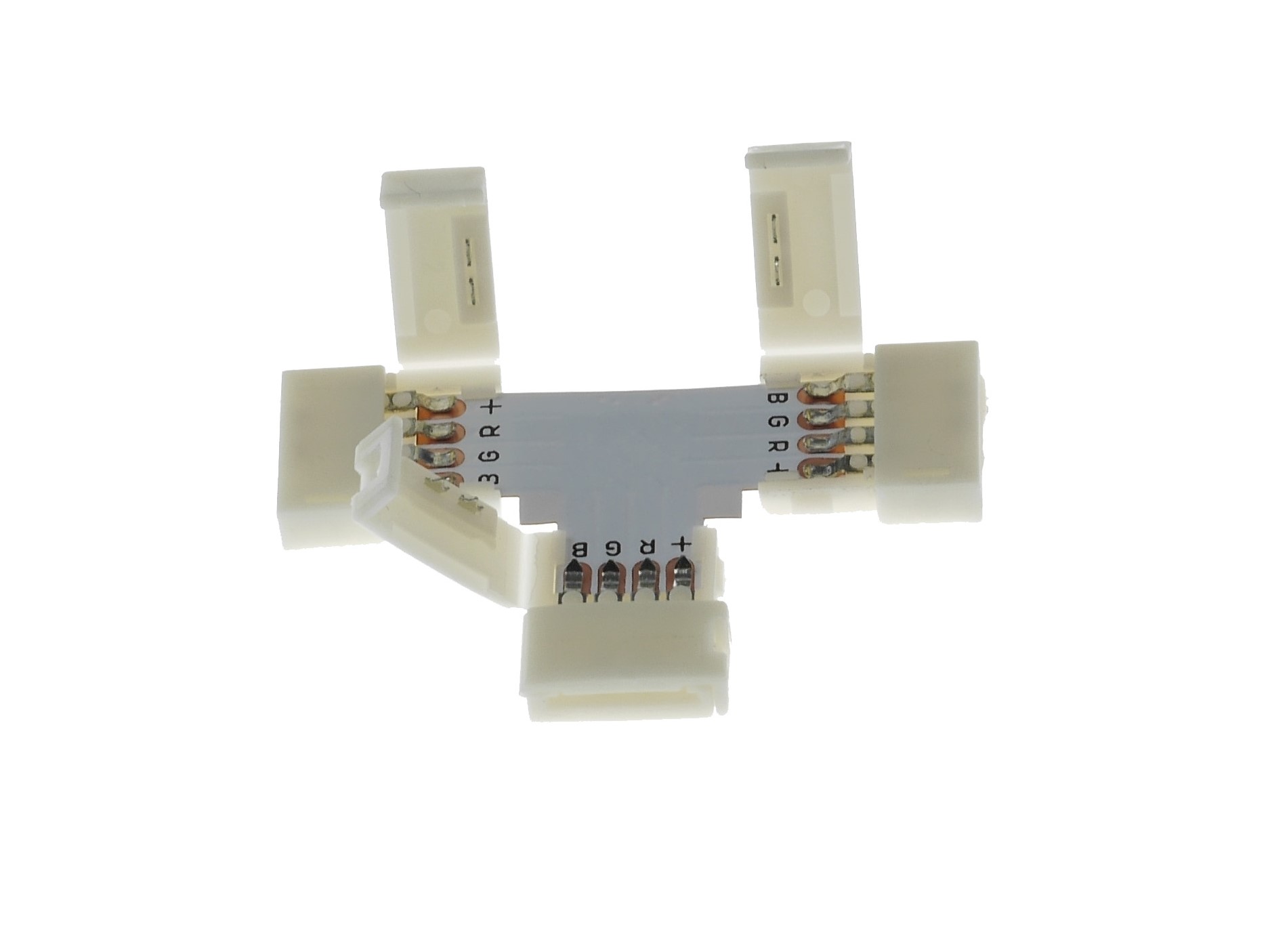

Złączka kątowa Rgb Led Łącznik 10mm 4pin klik T