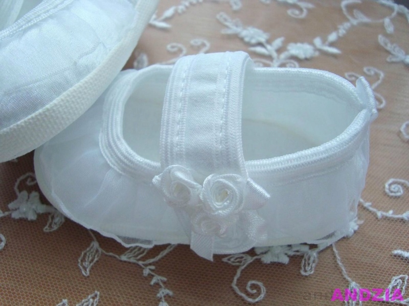 PANTOFELKI BUCIKI DO CHRZTU buty 9 cm Okazje chrzest