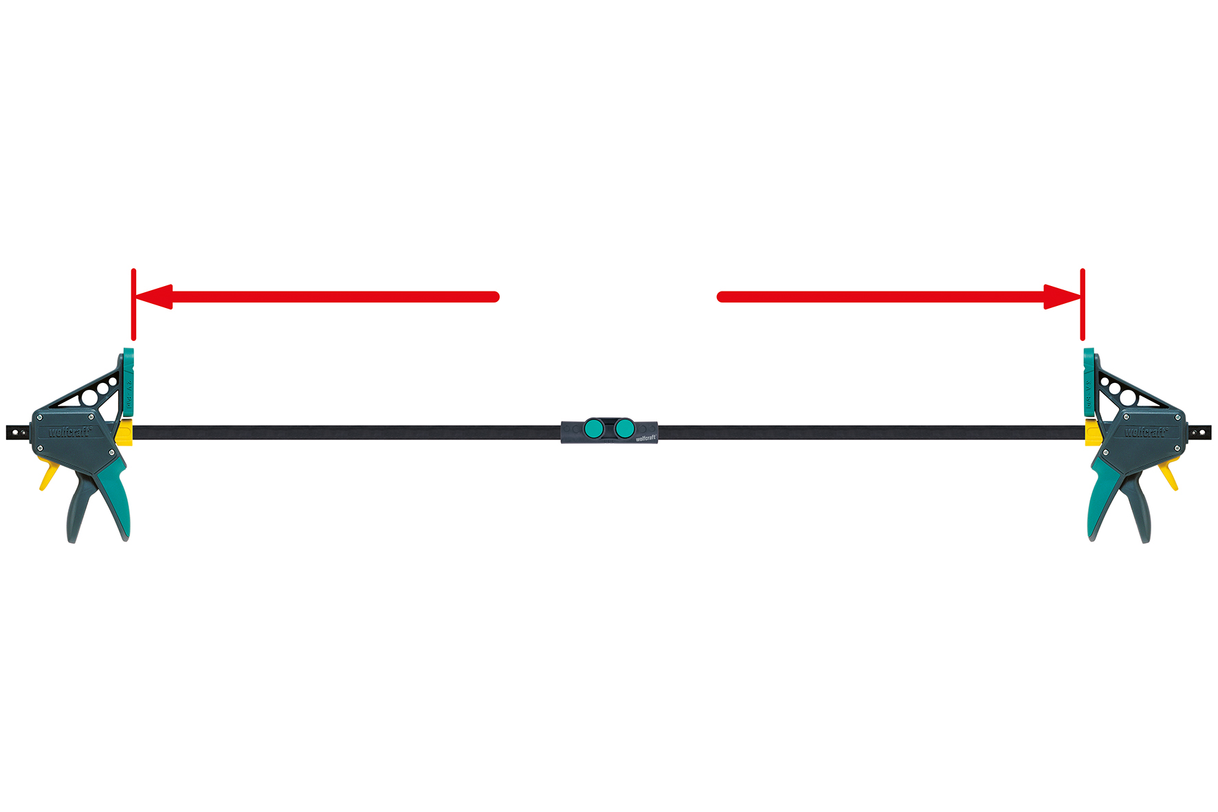 WOLFCRAFT Adapter do łączenia ścisków 3038000 Wysokość szczęk 100 mm