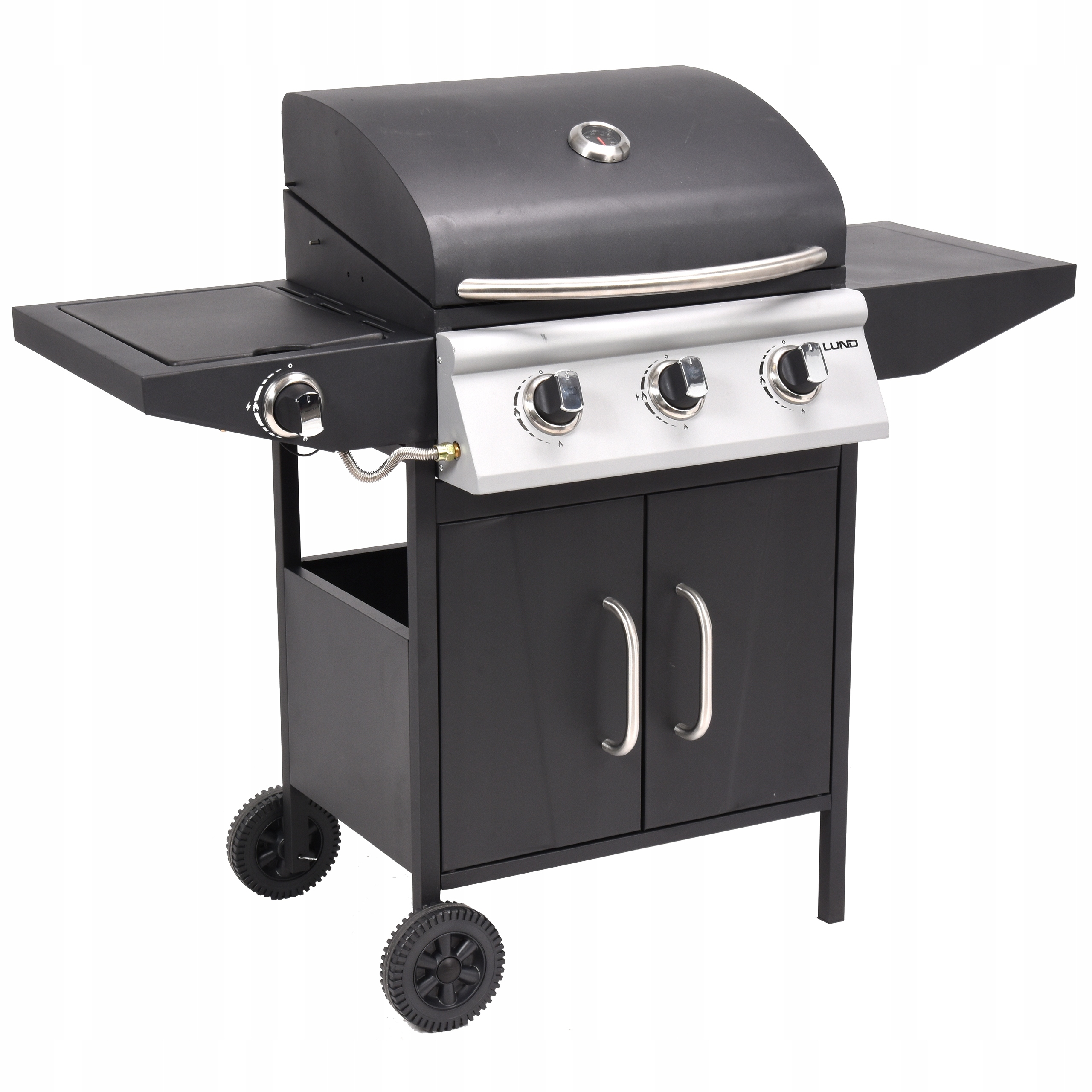 GRILL GAZOWY +POKROWIEC 12,8kW 4 PALNIKI DO OGRODU Szerokość rusztu 40 cm