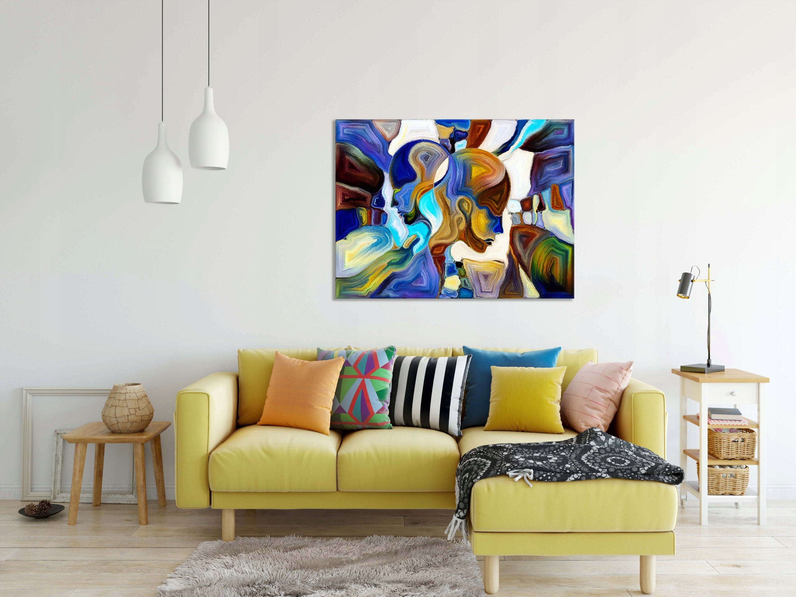 OBRAZ na płótnie ABSTRAKCJA 197755841 120x80 WZORY Wysokość produktu 80 cm