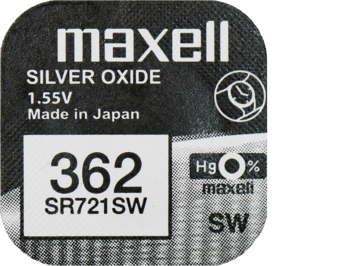 

1x Bateria Srebrowa Maxell Sr 721 Sw 362 SR58 V532