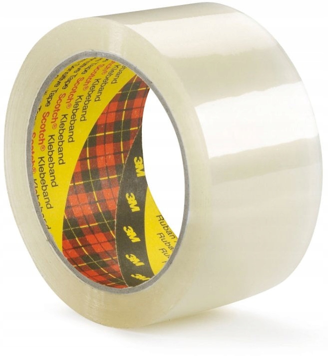 

Taśma Pakowa 3M 371 Przezroczysta 48mm/66m Mocna