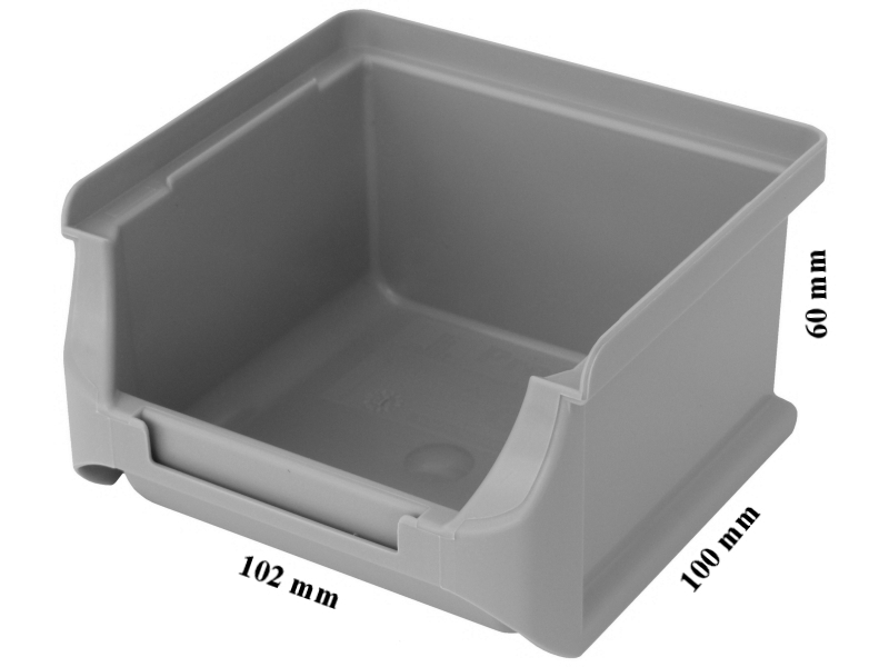 Mała kuwetka na śrubki, organizer Profi+1 Szary Stan opakowania oryginalne