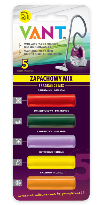 

Zapachy do odkurzacza 5 sztuk MIX Zapach Pałeczki