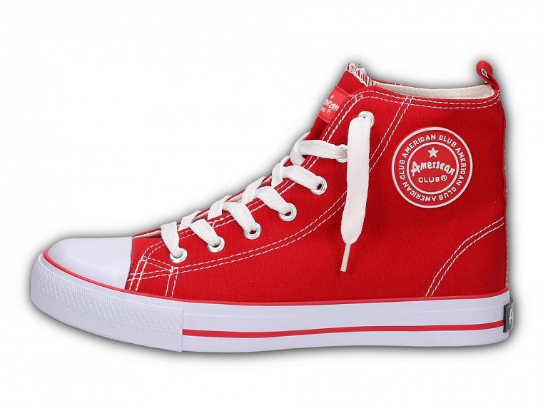 

Czerwone trampki damskie American 9120-6 r39