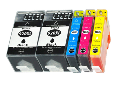 

5x Tusze Do Hp 920XL Officejet 6500A E710a E710n