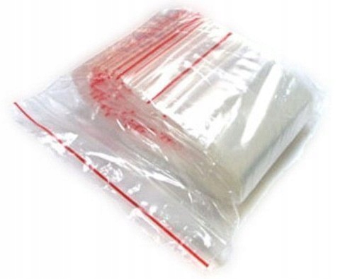 

8cm x 18cm Torba Foliowa Worek Woreczek Strunowy