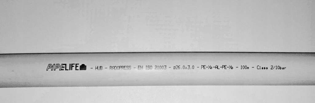 Rura Pex/Al/Pex 26/3mm Pipelife 50 m. Europa !!! Kod producenta 589