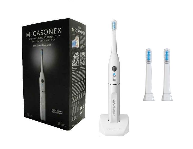 Megasonex M8 szczoteczka końcówki średnie 2 szt