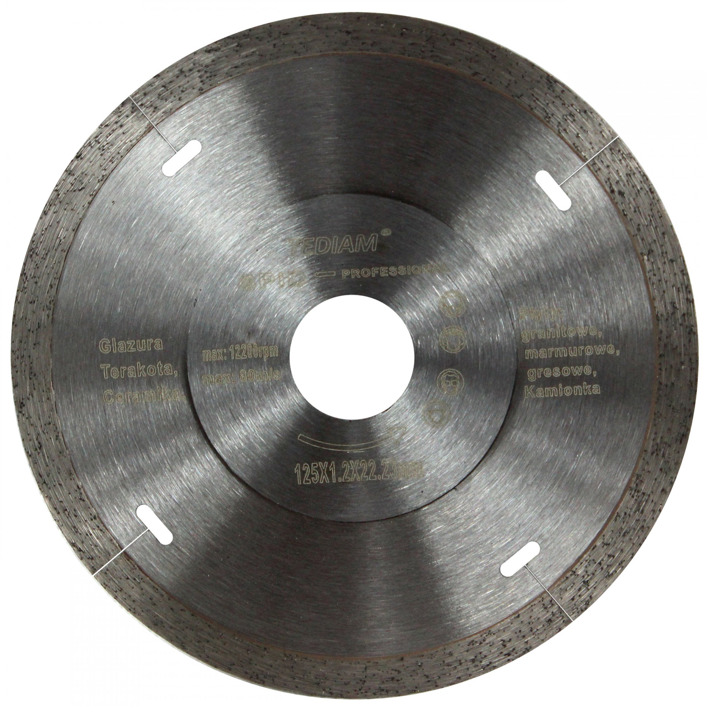 

Tarcza Diamentowa 125x22,2 mm do Glazury Tediam