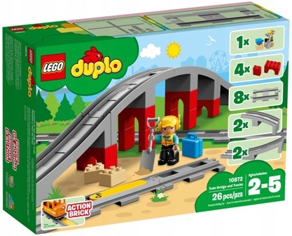 

Lego 10872 Duplo Tory Kolejowe i Wiadukt