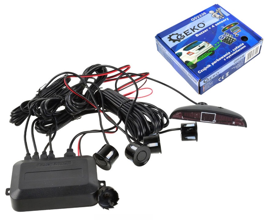 

Czujnik Parkowania Cofania LCD Parctronic Geko