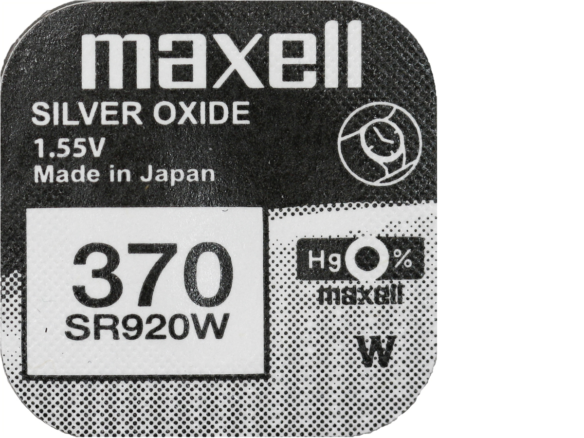 

1x Bateria Srebrowa Maxell Sr 920 W 370 G6 SR69